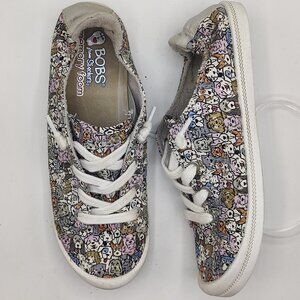 Bobs From Skechers womens 7 Beach Bingo Dog Mixer 113579 GYMT